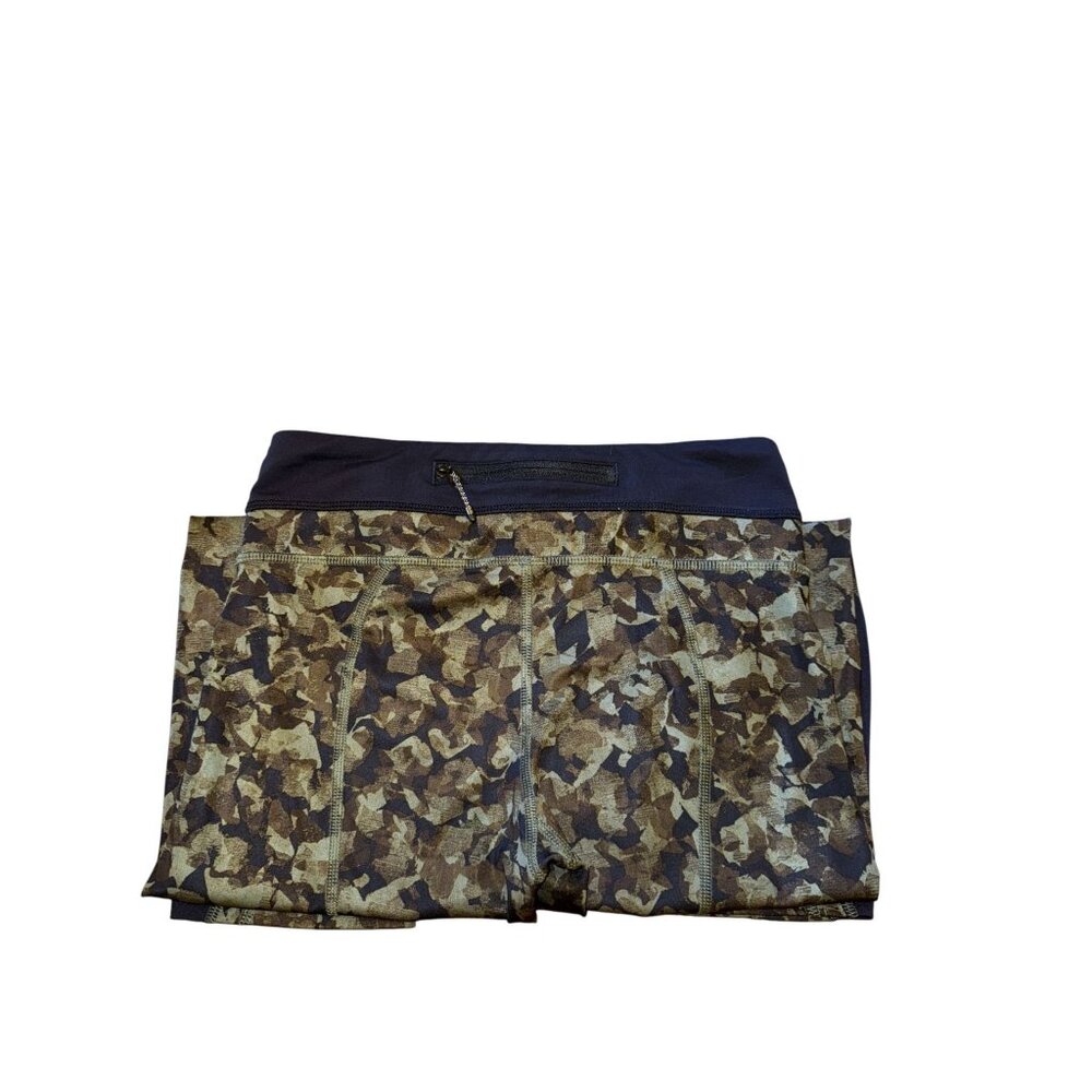 Lululemon Camo Print Capri Leggings Size Small - Picture 9 of 10